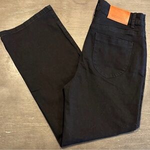 SideFeel High Rise Straight Leg Black Jeans